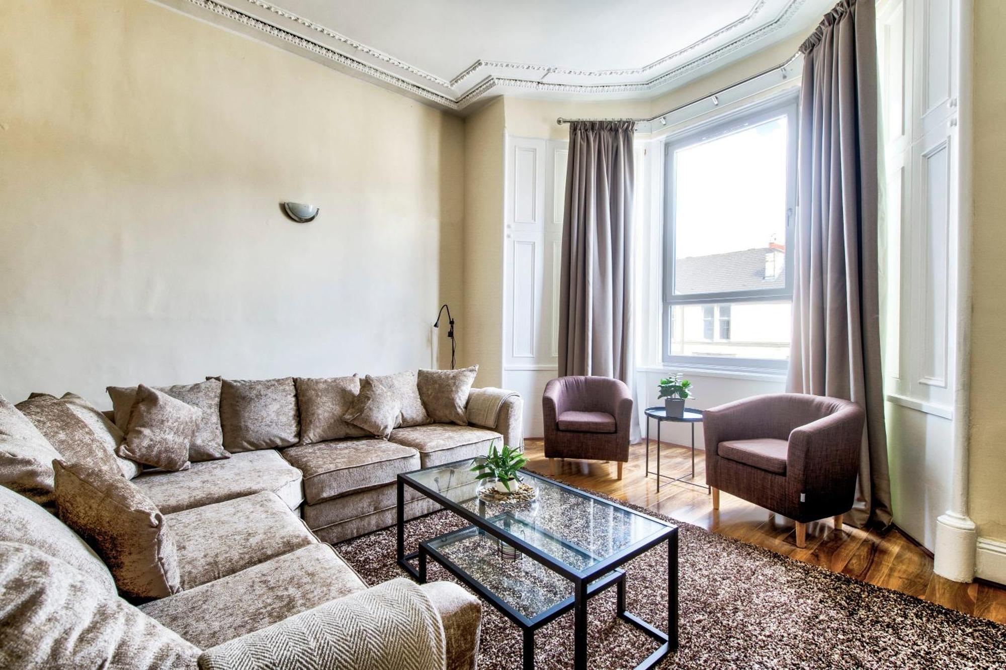 Stunning 5 Bedroom Apt, Close To City Centre, Sec, Hydro And Motorway Глазго Экстерьер фото